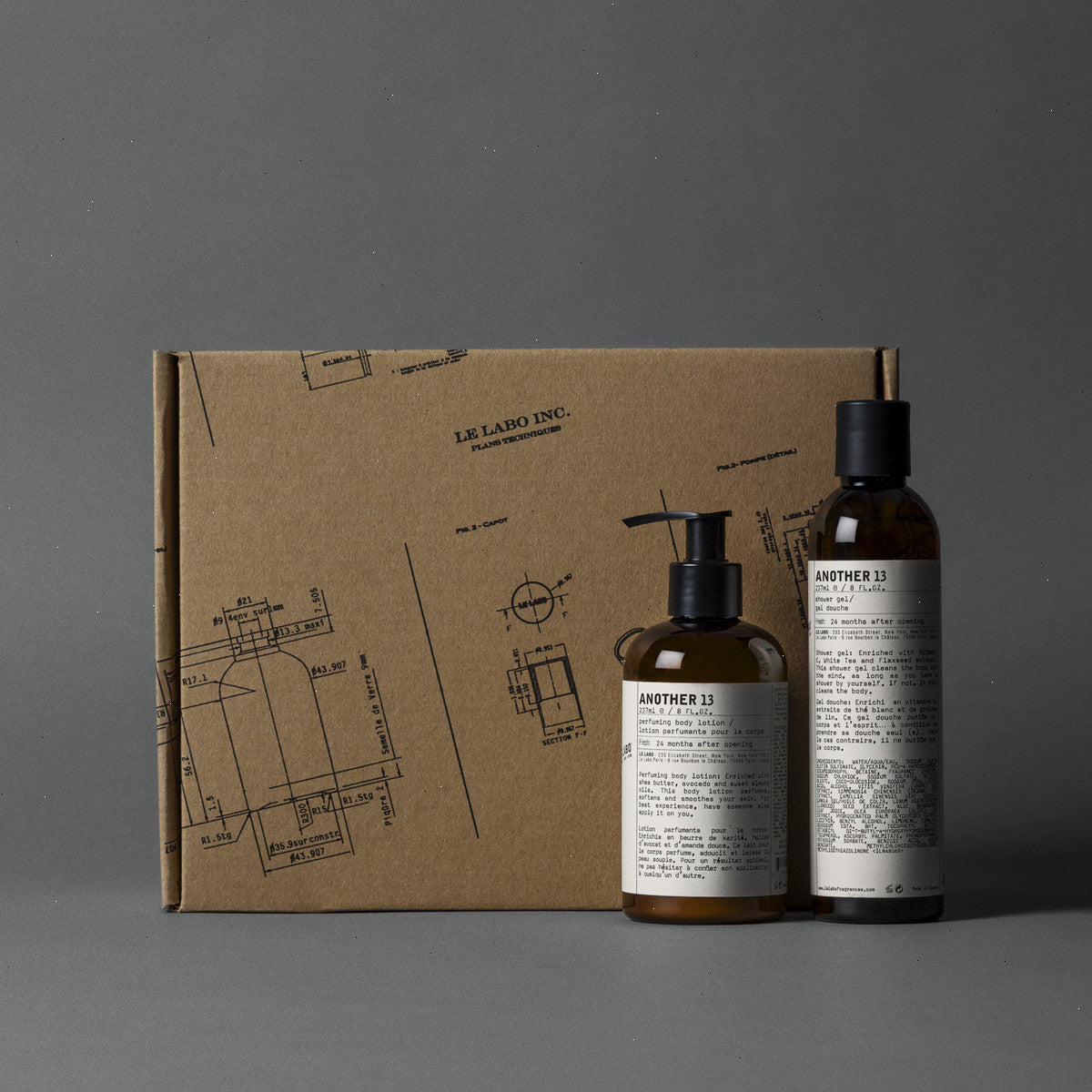 SANTAL 33 BODY CARE GIFT SET | perfuming body lotion & shower gel